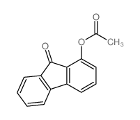 (9-oxofluoren-1-yl) acetate结构式