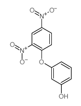 3-(2,4-dinitrophenoxy)phenol structure