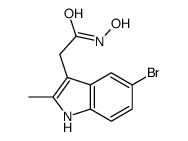 2-(5-bromo-2-methyl-1H-indol-3-yl)-N-hydroxyacetamide Structure