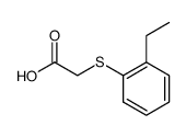 (2-ethyl-phenylsulfanyl)-acetic acid Structure