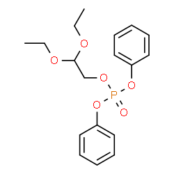 Phosphoric acid (2,2-diethoxyethyl)diphenyl ester structure