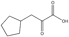 3-cyclopentyl-2-oxopropanoic acid结构式