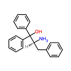 (2S)-2-Amino-1,1,3-triphenyl-1-propanol structure