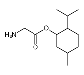 Glycine, 5-methyl-2-(1-methylethyl)cyclohexyl ester (9CI)结构式