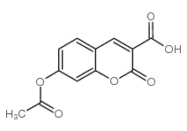 3-CARBOXYUMBELLIFERYL ACETATE Structure