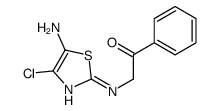 2-[(5-amino-4-chloro-1,3-thiazol-2-yl)amino]-1-phenylethanone结构式