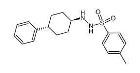 trans-N-(4-phenylcyclohexyl)-N'-tosylhydrazine Structure