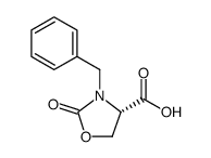 4-Oxazolidinecarboxylic acid, 2-oxo-3-(phenylmethyl)-, (4S) Structure