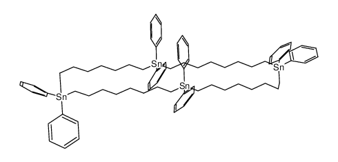 1,1,10,10,19,19,28,28-octaphenyl-1,10,19,28-tetrastannacyclohexatricontane结构式