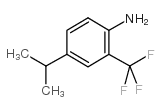 2-氨基-5-异丙基三氟甲苯结构式