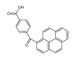 4-(pyrene-1-carbonyl)benzoic acid Structure