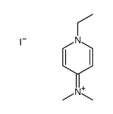 1-ethyl-N,N-dimethylpyridin-1-ium-4-amine,iodide Structure