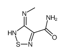 1,2,5-Thiadiazole-3-carboxamide,4-(methylamino)-(7CI)结构式