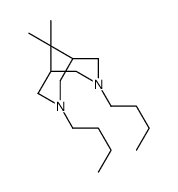 3,7-Dibutyl-9,9-dimethyl-3,7-diazabicyclo[3.3.1]nonane结构式