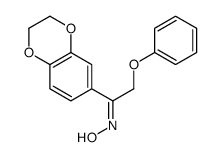 N-[1-(2,3-dihydro-1,4-benzodioxin-6-yl)-2-phenoxyethylidene]hydroxylamine Structure