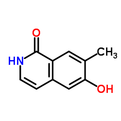 6-hydroxy-7-methyl-1(2H)-Isoquinolinon Structure