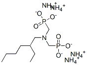 [[(2-ethylhexyl)imino]bis(methylene)]bisphosphonic acid, ammonium salt picture