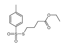 ethyl 4-(4-methylphenyl)sulfonylsulfanylbutanoate Structure