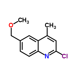 2-Chloro-6-(methoxymethyl)-4-methylquinoline Structure