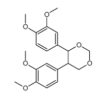 4,5-bis(3,4-dimethoxyphenyl)-1,3-dioxane Structure