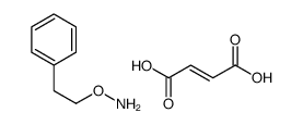 (Z)-but-2-enedioic acid,O-(2-phenylethyl)hydroxylamine结构式