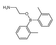 2-(di-o-tolyl-boranyloxy)-ethylamine结构式