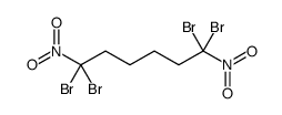 Hexane, 1,1,6,6-tetrabromo-1,6-dinitro结构式