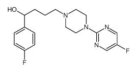 1-(4-Fluorophenyl)-4-[4-(5-fluoro-2-pyrimidinyl)-1-piperazinyl]-1 -butanol结构式