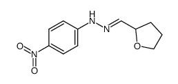 tetrahydro-furan-2-carbaldehyde-(4-nitro-phenylhydrazone)结构式