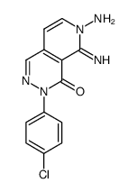 6-amino-3-(4-chlorophenyl)-5-imino-5,6-dihydro-3H-pyrido[3,4-d]pyridazin-4-one Structure