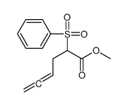 methyl 2-(benzenesulfonyl)hexa-4,5-dienoate Structure