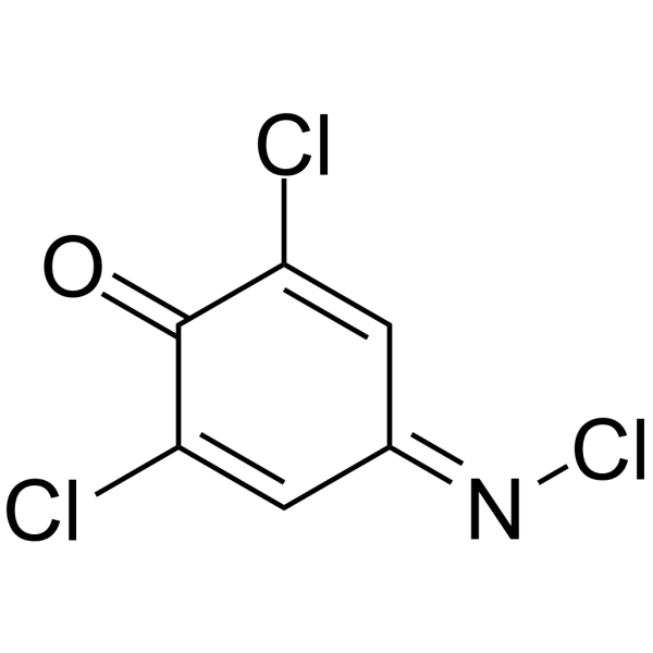 2,6-二氯醌-4-氯亚胺结构式