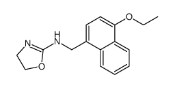 N-[(4-ethoxynaphthalen-1-yl)methyl]-4,5-dihydro-1,3-oxazol-2-amine Structure