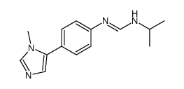 N-isopropyl-N'-(4-1-methyl-1H-imidazol-5-ylphenyl)formamidine Structure