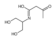 N-(1,3-dihydroxypropan-2-yl)-3-oxobutanamide structure