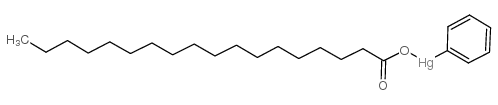 phenylmercuric stearate Structure