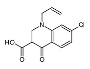 7-chloro-4-oxo-1-prop-2-enylquinoline-3-carboxylic acid结构式