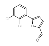 5-(2,3-二氯苯基)-2-糠醛结构式