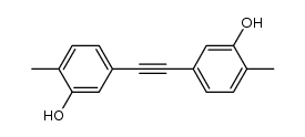 6,6'-dimethyl-3,3'-ethynediyl-di-phenol Structure