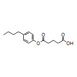 5-(4-丁基苯氧基)-5-氧代戊酸结构式