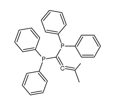 1,1-bis(diphenylphosphino)-3-methyl-1,2-butadiene Structure