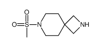 7-methylsulfonyl-2,7-diazaspiro[3.5]nonane结构式