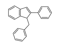 1-benzyl-2-phenyl-1H-indene结构式