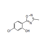 5-Chloro-2-(3-methyl-1,2,4-oxadiazol-5-yl)phenol Structure