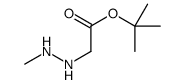 tert-butyl 2-(2-methylhydrazinyl)acetate Structure