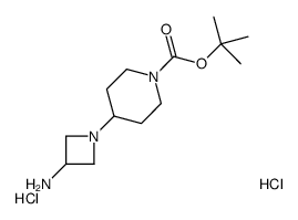 4-(3-氨基-1-氮杂啶)-1-哌啶羧酸 1,1-二甲基乙酯双盐酸盐图片