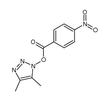 4,5-dimethyl-1H-1,2,3-triazol-1-yl 4-nitrobenzoate Structure