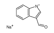 sodium salt of indole-3-carboxaldehyde Structure