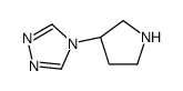 4-[(3R)-pyrrolidin-3-yl]-1,2,4-triazole Structure