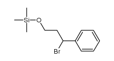 trimethyl(3-bromo-2-phenylpropoxy)silane结构式